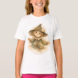 Retro Gouden Weide Kinder T-Shirt