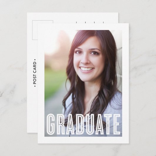 RETRO GRAD 2 | INVITATION À LA DIPLÔME (Devant / Derrière)