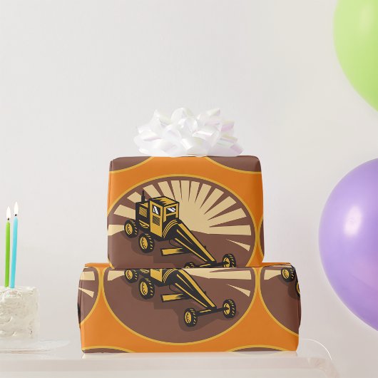 Retro Grader Cadeaupapier