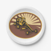 Retro Grader Papieren Bordje (Voorkant)