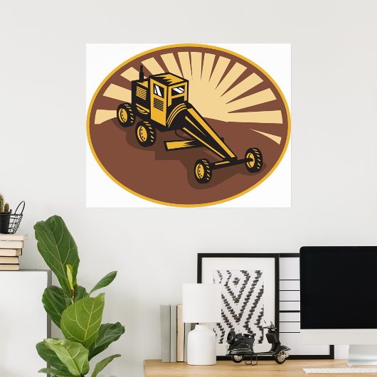 Retro Grader Poster