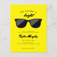 Retro Graduation Party Future is helder Briefkaart