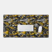 Retro Graffiti Stadspatroon Bureaumat (Keyboard & Muis)