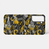 Retro Graffiti Stadspatroon Samsung Galaxy Hoesje (Achterkant horizontaal)