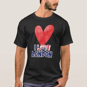 Retro  Grafisch Ik hou van London City England S T-shirt