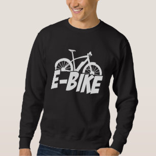 Retro grafische e-bike mountainbiken fiets e-bike trui