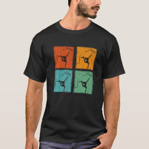 Retro Grafische Gymnastiek Gymnastiek Acrobat Acro T-shirt