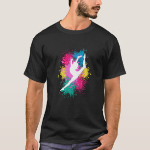Retro Grafische Gymnastiek Gymnastiek Acrobat Acro T-shirt