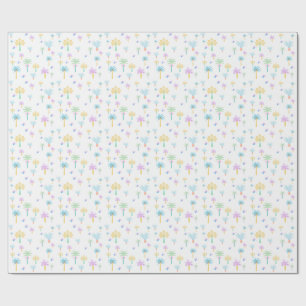 Retro Grafische Palmen Cadeaupapier