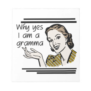 Retro Gramma Cadeaus Notitieblok