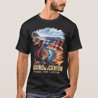 Retro Grand Canyon Nationaal T-shirt