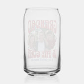 Retro Grand est la chèvre Photo Can Glass (Verso)