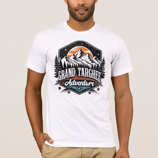 Retro Grand Targhee Ski T-shirt (Voorkant)