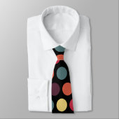 Rétro grande cravate de partie de points (Attaché)