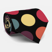 Rétro grande cravate de partie de points (Roulé)