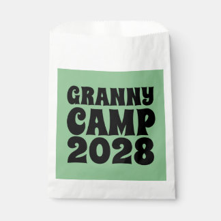 Retro Granny Camp tekst Bedankzakje