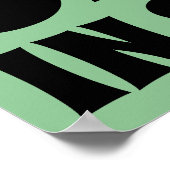 Retro Granny Camp tekst Poster (Hoek)