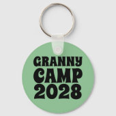 Retro Granny Camp tekst Sleutelhanger (Voorkant)