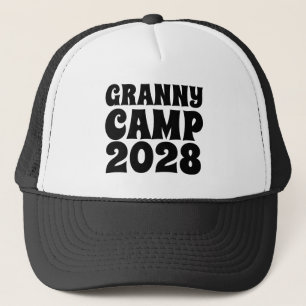 Retro Granny Camp tekst Trucker Pet