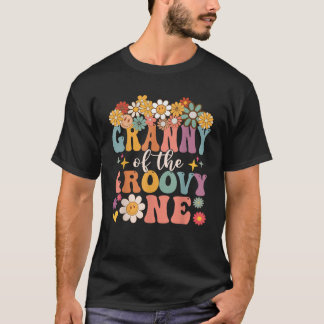 Retro Granny van Groovy One Matching Family 1st Bi T-shirt