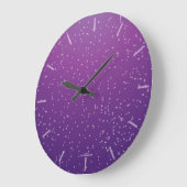 Retro Grape Soda Bubbles Clock Grote Klok (Hoek)