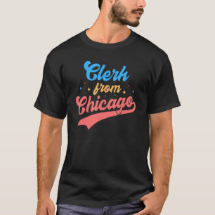 Retro Graphic Bank Clerk Bookkeeper Bank Employee T-shirt