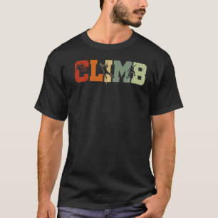 Retro Graphic Couldering Bouldering Rock Climate M T-shirt