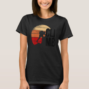 Retro Graphic Couldering Bouldering Rock Climate M T-shirt