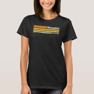 Retro Graphic jaren '70 jaren '80 Memphis Tennesse T-shirt