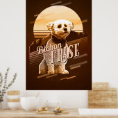 Retro Graphics Bichon Frise Gold ID754 Poster (Keuken)