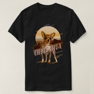 Retro Graphics Chihuahua Gold ID754 T-shirt