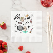 Retro Graphics van 1950: een nostalgische thuisdag Servet (Insitu)