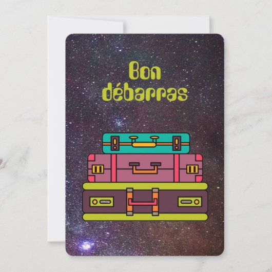 Retro grappig Quebecois Feestdagenkaart (Voorkant)