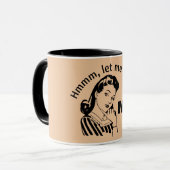 Retro Grappige geen mok (Voorkant links)