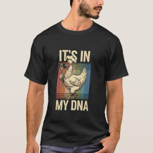 Retro Grappige Kip Memes Kippenliefhebber Het Zit  T-shirt