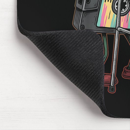 Retro Grappige Oude Cette Tape Walker Nooit Vergee Muismat (Hoek)