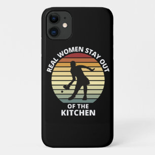 Retro Grappige Pickleball Vrouwen iPhone 11 Hoesje
