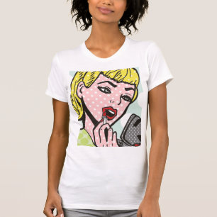 Retro Grappige T-shirt van Cutie van het Boek