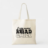 Retro Grappige Trendy Minimalistische Zwarte Boods Tote Bag (Achterkant)