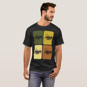 Retro Grasshopper 1 T-shirt (Voorkant volledig)