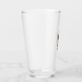 Retro Gravure Giraffe Bubblekauwgom Vectorontwerp_ Glas (Rechts)