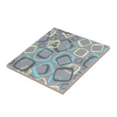 Retro Gray en Geel Tegeltje (Zijkant)