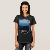 Retro Great Smoky Mountains National Park Beren T-shirt (Voorkant volledig)