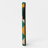 Retro Green Beige Mustard Argyle Diamond Pattern Case-Mate iPhone Case (Achterkant/links)