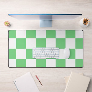 Retro Green Chessboard Checkerboard Tegel Y2K Bureaumat