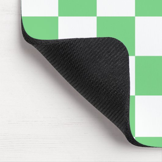 Retro Green Chessboard Checkerboard Tegel Y2K Muismat (Hoek)