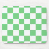Retro Green Chessboard Checkerboard Tegel Y2K Muismat (Voorkant)