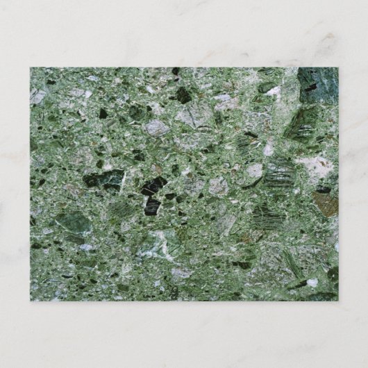 Retro Green Marble Stone Textern Pattern Briefkaart (Voorkant)