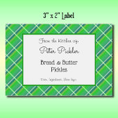 Retro Green Play Etiket