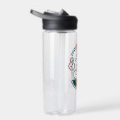 Retro Greenbrier Fietsroute Waterfles (Rechts)